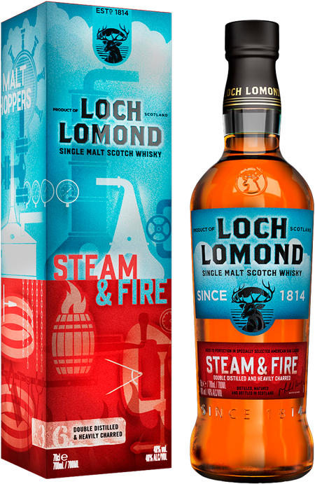 Loch Lomond Steam and Fire Single Malt Scotch Whisky (gift box)