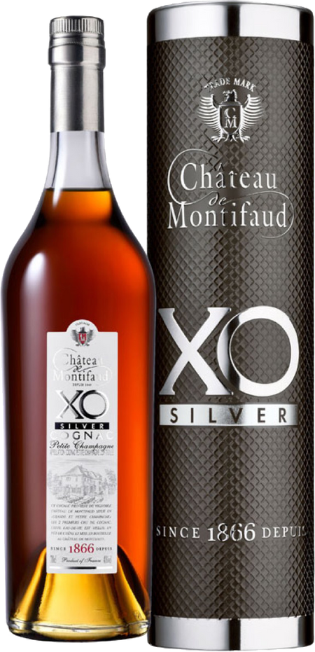 Chateau de Montifaud Silver Petite Champagne Cognac XO Exception (gift box)