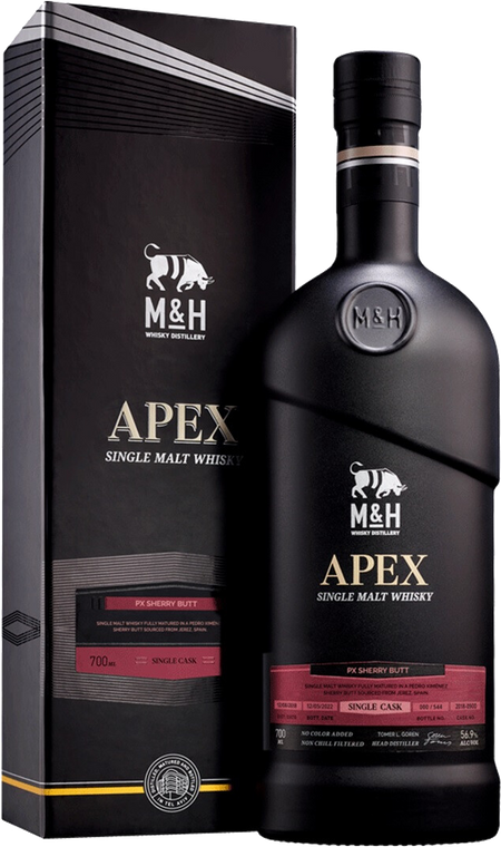 MandH Apex PX Sherry Butt Single Malt Whiskey (gift box)