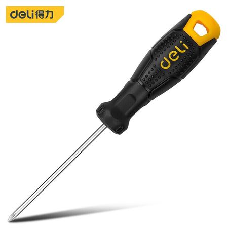 Deli отвертка Phillips с пластиковой ручкой ручная отвертка PH2x100mm DL626100