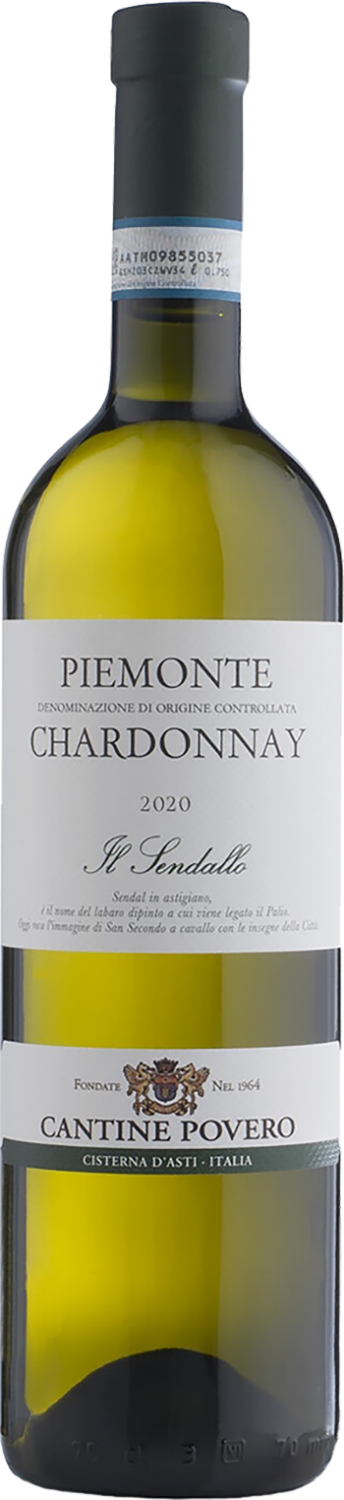 Chardonnay Il Sendallo Piemonte DOC Cantine Povero