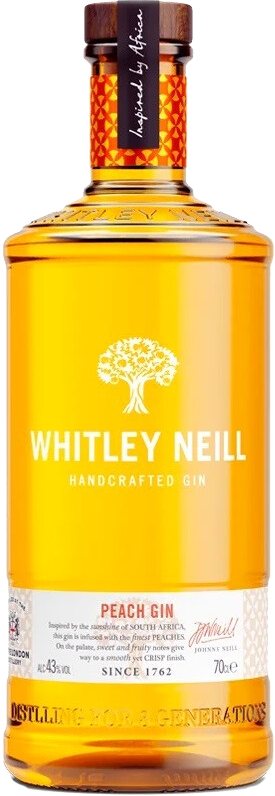 Whitley Neill Peach Handcrafted Dry Gin