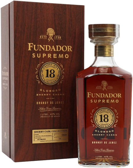 Fundador Supremo 18 Oloroso Sherry Casks (gift box)