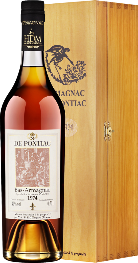 De Pontiac Vintage 1974 Bas-Armagnac (gift box)