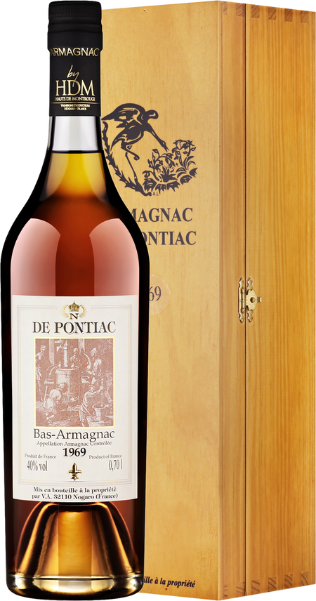 De Pontiac Vintage 1969 Bas-Armagnac (gift box)