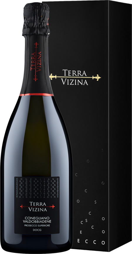 Terra Vizina Prosecco di Valdobbiadene DOCG Superiore Extra Dry (gift box)