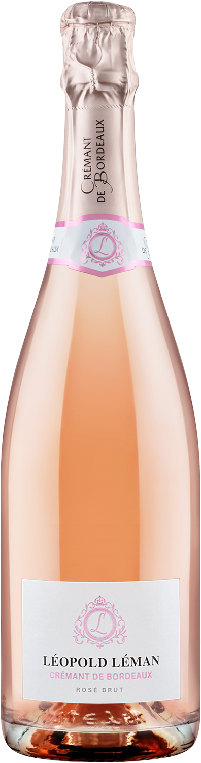 Leopold Leman Rose Brut Cremant de Bordeaux AOC Bordeaux Families