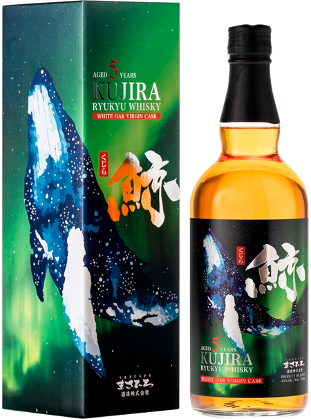 Kujira Ryukyu White Oak Virgin Cask Single Grain Japanese Whisky 5 y.o. (gift box)