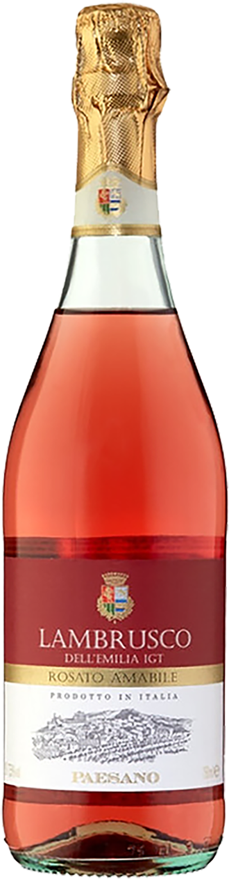 Paesano Lambrusco Rosato Amabile Emilia IGT Chiarli 1860