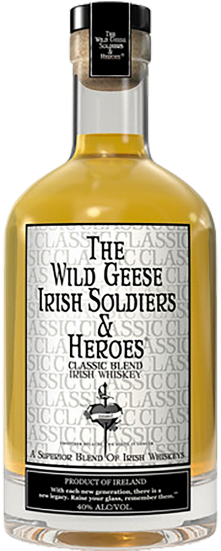 The Wild Geese Irish Soldiers and Heroes Classic Blend Irish Whiskey