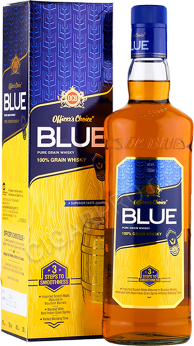 Officers Choice Blue Pure Grain Whisky (gift box)