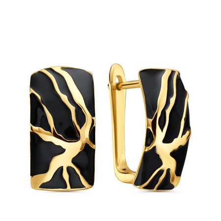 Серебряные серьги с эмалью 5990₽