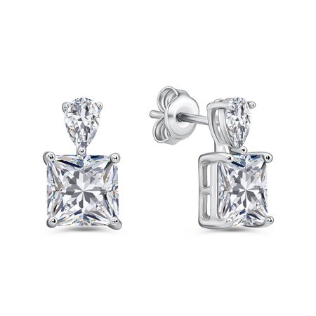 Серебрянве серьги с фианитами 3690₽