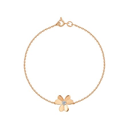 Золотой браслет с фианитом 22840₽