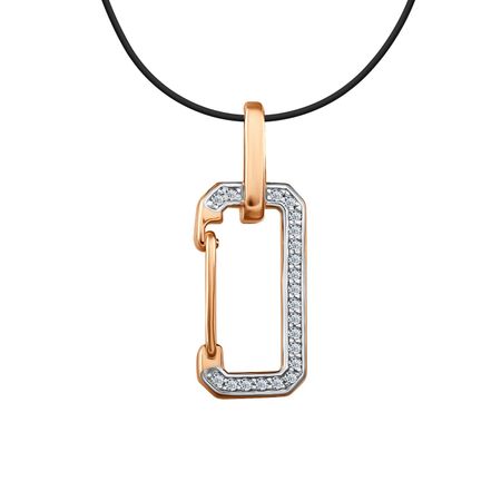 Золотая подвеска с фианитами 16340₽