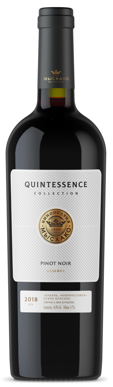 Quintessence Pinot Noir Reserve Kuban. Novorossiysk Myskhako