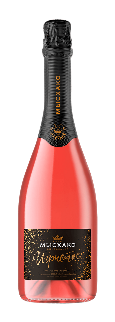 Myskhako Sparkling Rose Demi-Sec Kuban. Novorossiysk