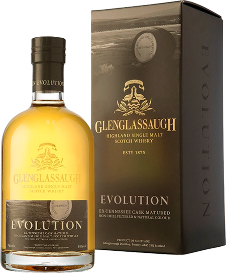 Glenglassaugh Evolution Highland Single Malt Scotch Whisky (gift box)