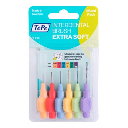 Межзубный ершик TePe X-Soft Mix 6 шт 690₽