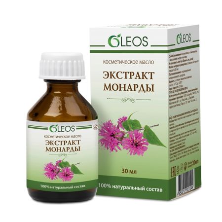 олеос масло косметическое экстракт монарды 30мл 165₽