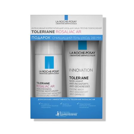 Ля рош-позе Толеран Розалик ar уход для лица 40млtoleriane очищающий гель-уход д умывания 200мл набор 2815₽
