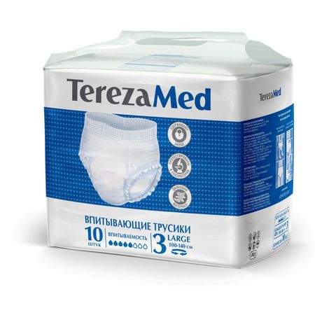 Терезамед трусы-подгузники для взрослых лардж р3 10 723₽