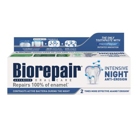 Биорепейр Паста зубная Ночное восстановление Интенсив 75мл 1120₽