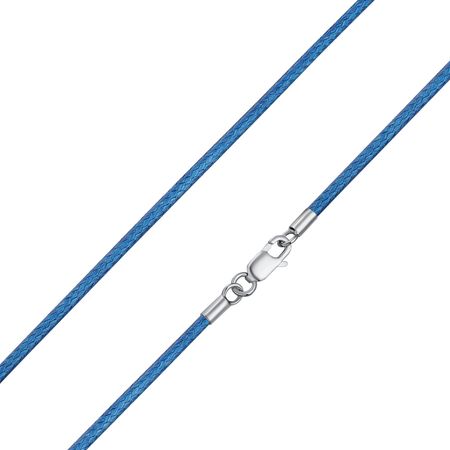 Текстильный шнурок с серебряным замком 690₽