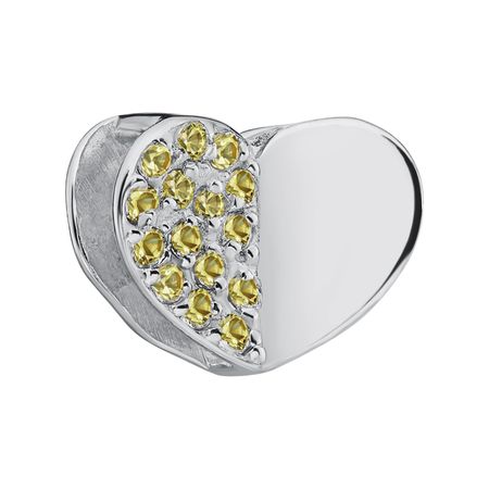 Серебряный шарм с фианитами 249₽