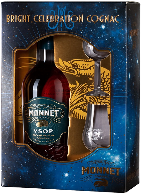 Monnet VSOP (gift box with 2 glasses)