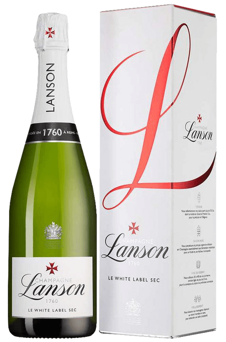 Lanson White Label Sec Champagne AOC (gift box)