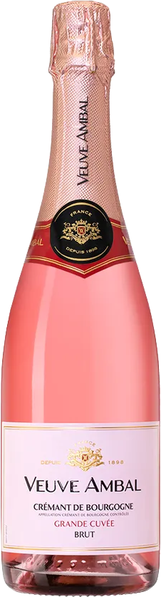 Grande Cuvee Rose Cremant de Bourgogne AOC Brut Veuve Ambal