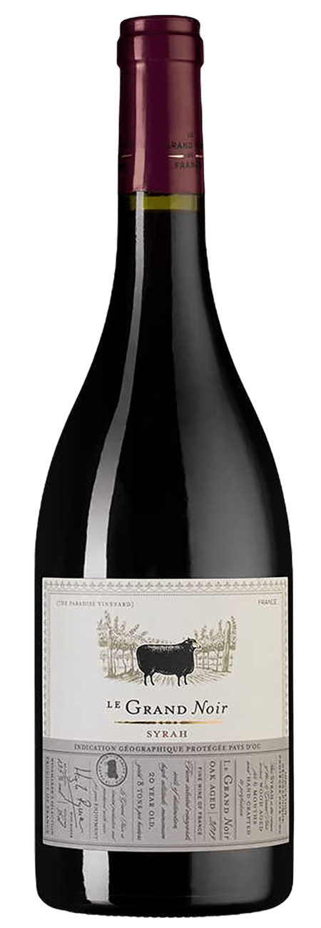 Le Grand Noir Syrah Pays d'Oc IGP Les Celliers Jean d'Alibert