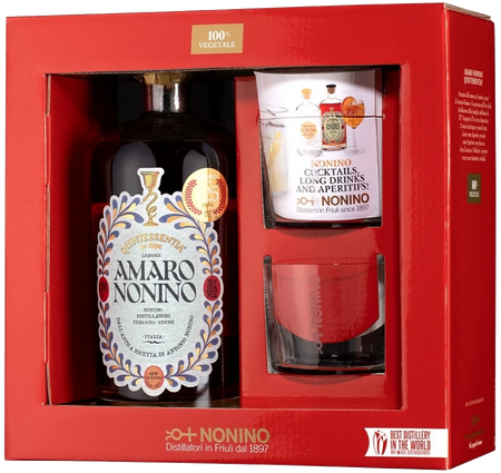 Quintessentia Amaro Nonino (gift box with 2 glasses)