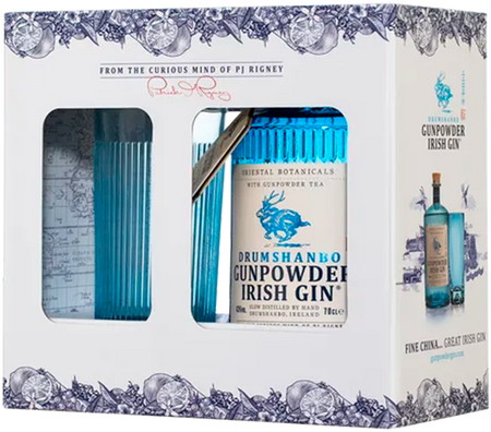 Drumshanbo Gunpowder Irish Gin (gift box with a glass)