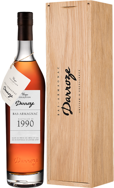 Darroze Unique Collection 1990 Bas-Armagnac (wooden box)