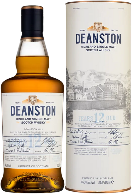 Deanston Highland Single Malt Scotch Whisky 12 y.o. (gift box)