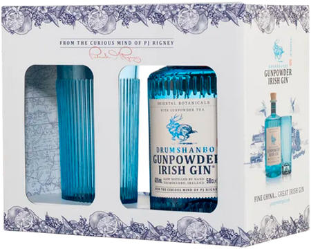 Drumshanbo Gunpowder Irish Gin (gift box with a glass)