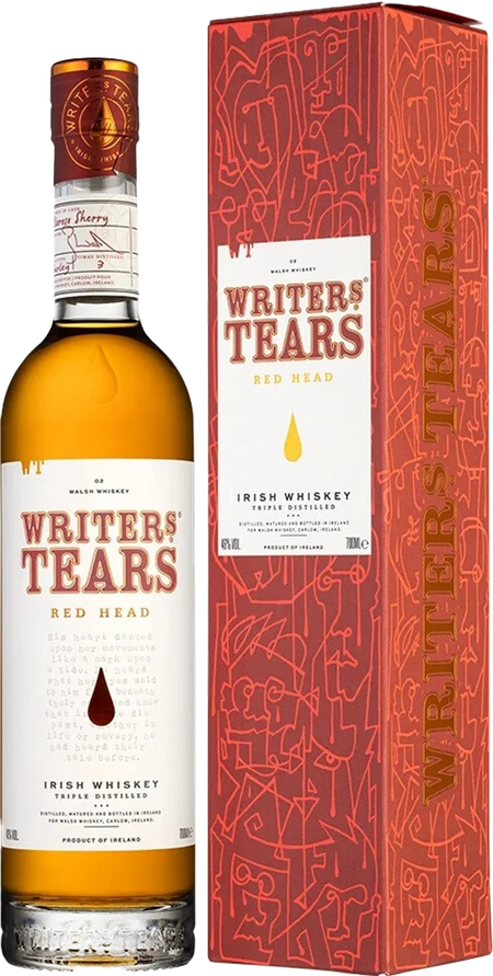 Writers Tears Red Head Single Malt Irish Whisky (gift box)