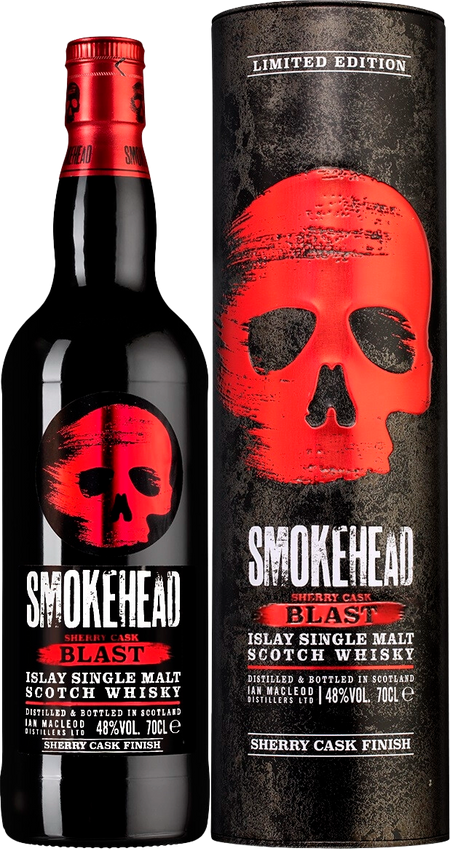 Smokehead Sherry Cask Blast Islay Single Malt Scotch Whisky (gift box)