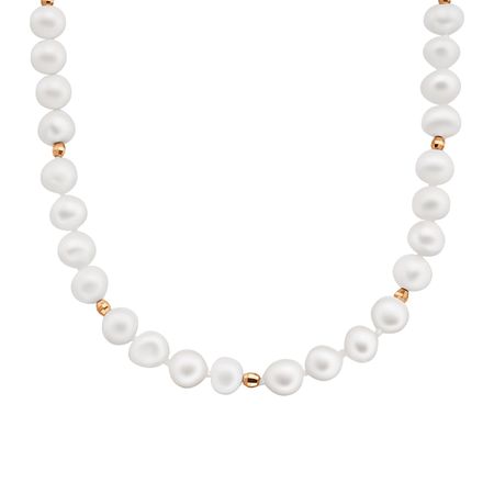 Бусы из жемчуга с золотыми вставками 29990₽