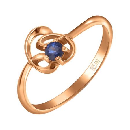 Золотое кольцо с сапфиром 24990₽