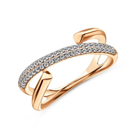 Золотое кольцо с фианитами 33080₽