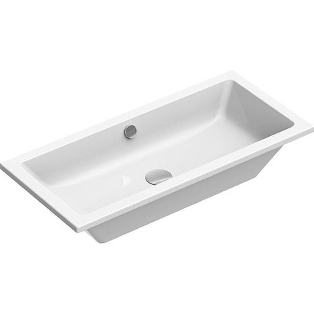 Раковина GSI Kube X 80 895411 Белая 27968₽