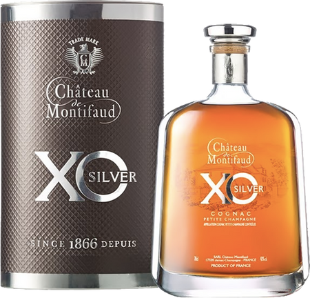 Chateau de Montifaud Silver Petite Champagne Cognac XO Attitude (gift box)