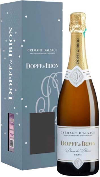 Blanc de Blancs Cremant d'Alsace AOC Brut Dopff and Irion (gift box)