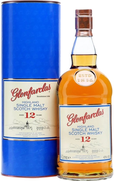 Glenfarclas 12 Years Old Single Malt Scotch Whisky (gift box)