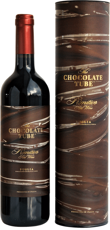 The Chocolate Tube Primitivo Puglia IGT Mare Magnum (gift box)