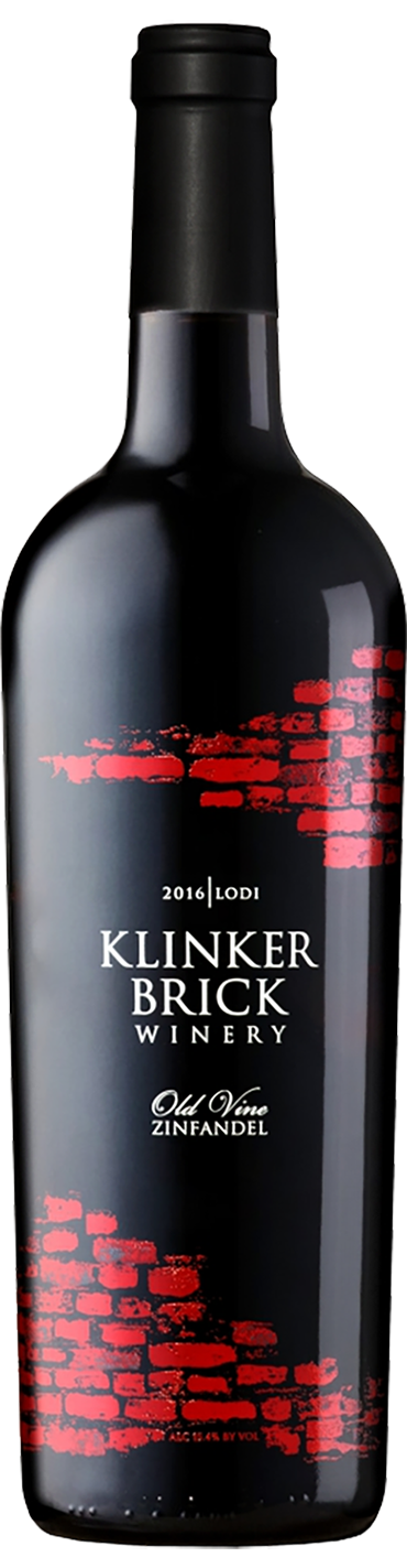 Old Vine Zinfandel Lodi AVA Klinker Brick