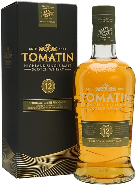 Tomatin Highland Single Malt Scotch Whisky 12 y.o. (gift box)